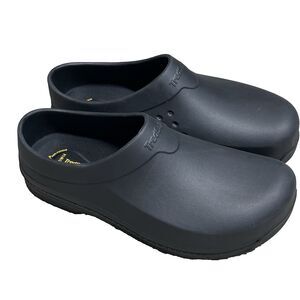 NEW Tredsafe Clogs Men 12 Women 14 Black Work Wear Waterproof Non Slip Garden